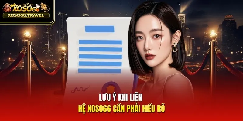 Lưu ý khi liên hệ XOSO66 cần phải hiểu rõ